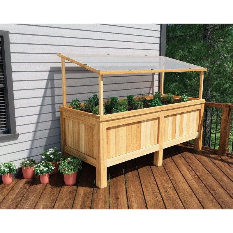 Coolaroo 50% UV Block Garden Shade Cloth for Plants - Tear-Resistant Breathable Shade Fabric for Greenhouses, Seedlings & Early Growth, 6ftx15ft Roll, White - Image 3